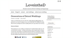 Desktop Screenshot of loveinthed.com